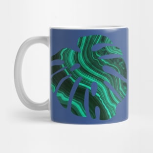 Green Marble Leaf I Mug